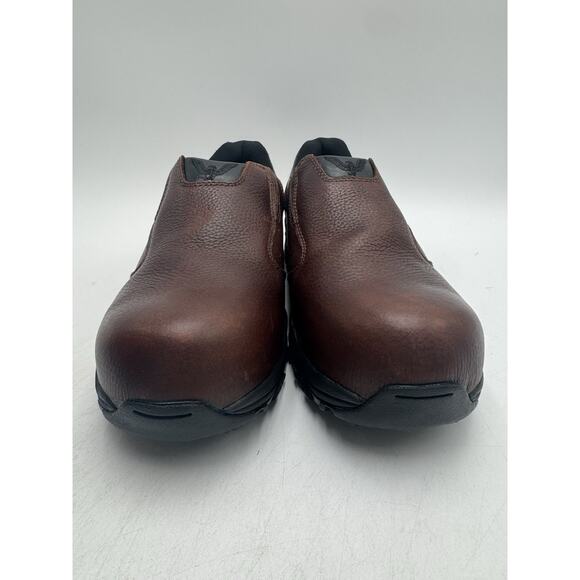 Thorogood ATHLETIC SLIP RESISTANT Men's NEW Slip On Work Shoe Brown US Size 9.5M - Picture 5 of 11